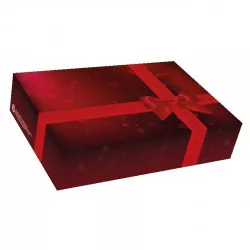 Weihnachtsverpackung rot - Geschenk 22x15x5 cm