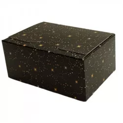 Schachtel für Kuchenkonfekt Sterne 16x11x5 cm