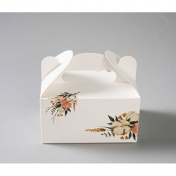 Hochzeits-Geschenkschachtel für Mitgebsel Pink (13 x 9 x 7 cm)