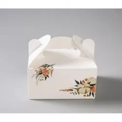 Hochzeits-Geschenkschachtel für Mitgebsel Pink (13 x 9 x 7 cm)