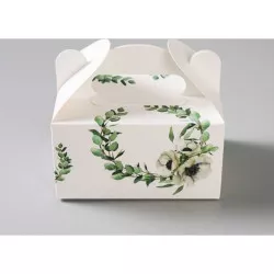 Grabbagel Geschenkbox für Gastgeschenke Grün (20 × 13 × 11 cm)