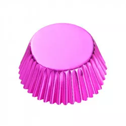 Cupcake-Muffinförmchen rosa metallic 50x35mm 1000 Stück
