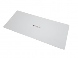 Feste holzwollige weiße rechteckige Unterlage 35x15 cm