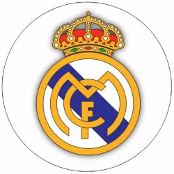 Essbares Papier Logo Real Madrid 19,5 cm