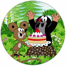 Essbares Papier Erdbeerkäfer und Freunde 19,5 cm