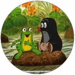 Essbares Papier Maulwurf und Molch 19,5 cm