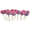 Lila-pink Lollies 12 Stück