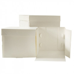 Kuchenbox ohne Aufkleber, 26,5 x 26,5 x 25 cm