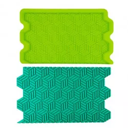 Geometrische Strukturunterlage aus Silikon