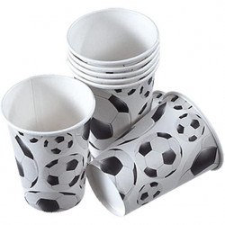 Papierbecher 250ml 8er Pack Fußballball