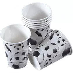 Papierbecher 250ml 8er Pack Fußballball