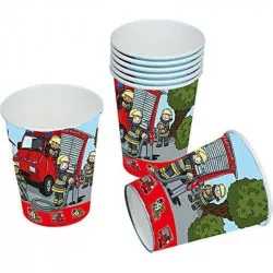 Papierbecher 250 ml 8 St. Feuerwehrleute