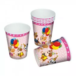 Pappbecher 250 ml, 6 Stück Paw Patrol