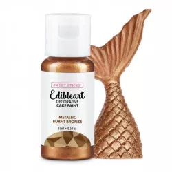 Metallische Flüssigfarbe 15 ml Burnt Bronze