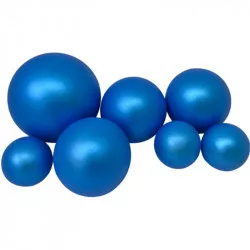 Schokoladenkugeln 7 Stk Perlmuttblau