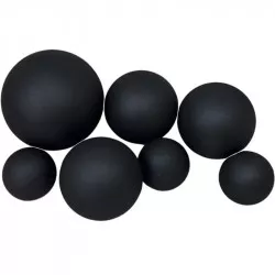 Schokoladenkugeln 7er Set schwarz