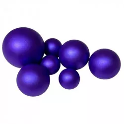 Schokoladenkugeln 7 Stk dunkelviolett