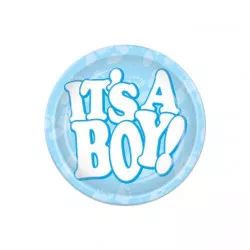 Papier Teller, das ist Junge 23cm 10 Stück