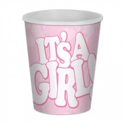 Pappbecher, das ist ein Mädchen, 10 Stück