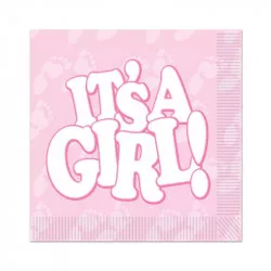 Papierservietten, das ist Mädchen 33x33 cm, 16 Stück