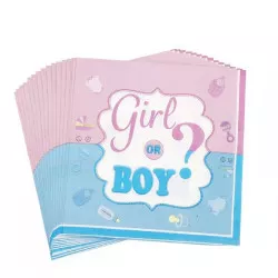 Papierservietten Mädchen oder Junge?