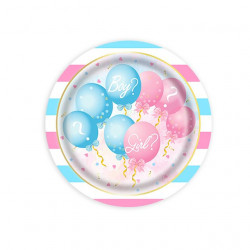 Pappellteller Ballons 23 cm 10 Stück