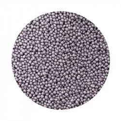 Lila metallische Zuckerperlen 2 mm 1 kg