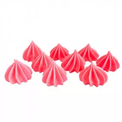 Mini rosafarbene Baiser 9 Stück
