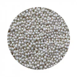 Zuckerperlen weiß metallisch 2 mm 1 kg