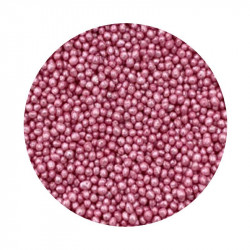 Rosafarbene Zuckerkristalle, metallic 2 mm, 1 kg