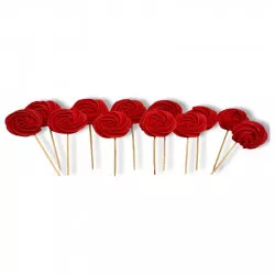 Zuckerlutscher rot 12 Stücke