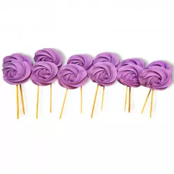 Zuckerlollipop lila 12 Stück