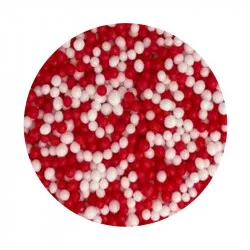 Zuckerwattigkeit weiß-rot 1kg