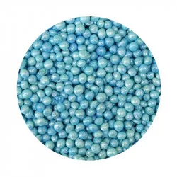 Zuckerreisperlen blau schillernd 3-4 mm 1 kg