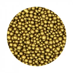 Zuckerreis-Perlen Antik Gold 5mm 1kg