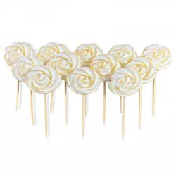 Premium-Lollies mit goldener Kontur 12 Stück