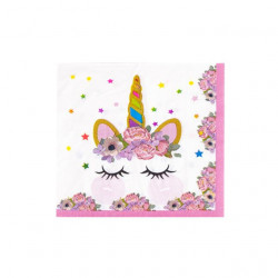 Papierservietten 33x33 cm 10 Stk Unicorn