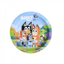 Pappteller aus Pappkarton 22 cm 10 Stück Bluey