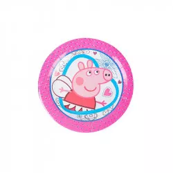 Party Papierteller 22cm 10 Stück Peppa Wutz