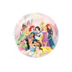 Pappteller 22 cm, 10 Stück, Prinzessin