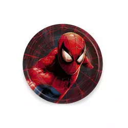 Pappteller 22 cm, 10 Stück Spiderman