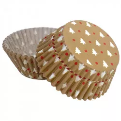 Kuchyňská košíčky na muffiny stromečky (50 ks)