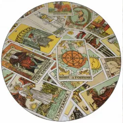 Essbares Kartentauschblatt Tarotkarte 19,5 cm