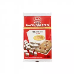Backzubereiteter Riegelplatten 122 x 202 mm, 10 Stück