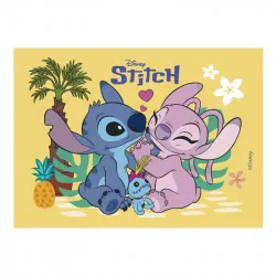 Fondant-Deckblatt für Kuchen Lilo & Stitch 21x14,8 cm