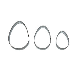 Set Ausstechformen für Eier 3 Stück