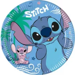 Papperteller für Partys Stitch 19,5 cm