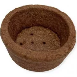 Tartlettenförmchen aus Butter, glatt, kakaofarben 4,4 cm (24 Stück)