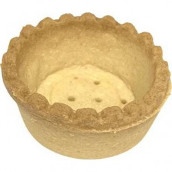 Herzförmige Tartletenschalen salzig hell 4,4 cm (24 Stück)