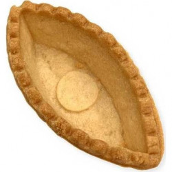 Törtchenförmchen Bootform hellbutterfarbig 6,7 cm (24 St.)